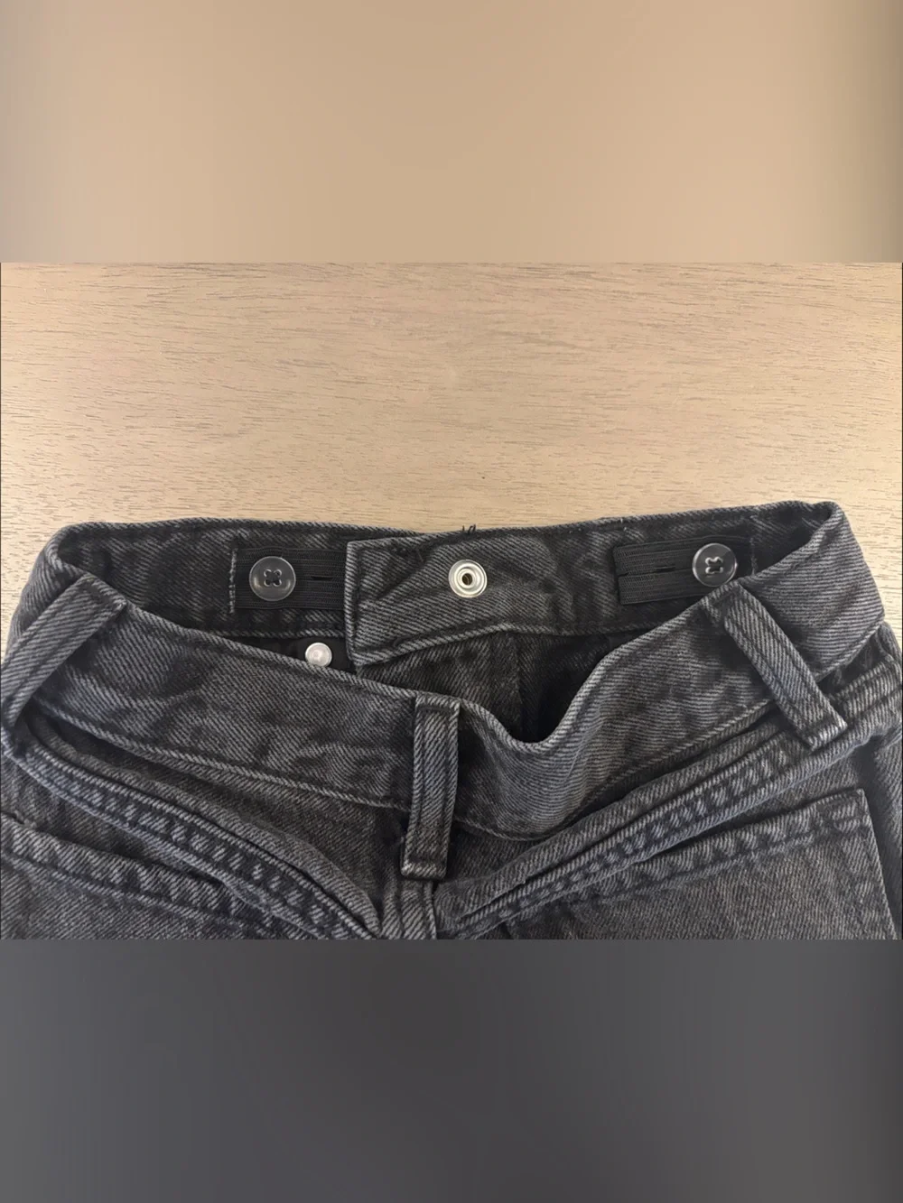 Old Navy Black Distressed Denim Kids Shorts